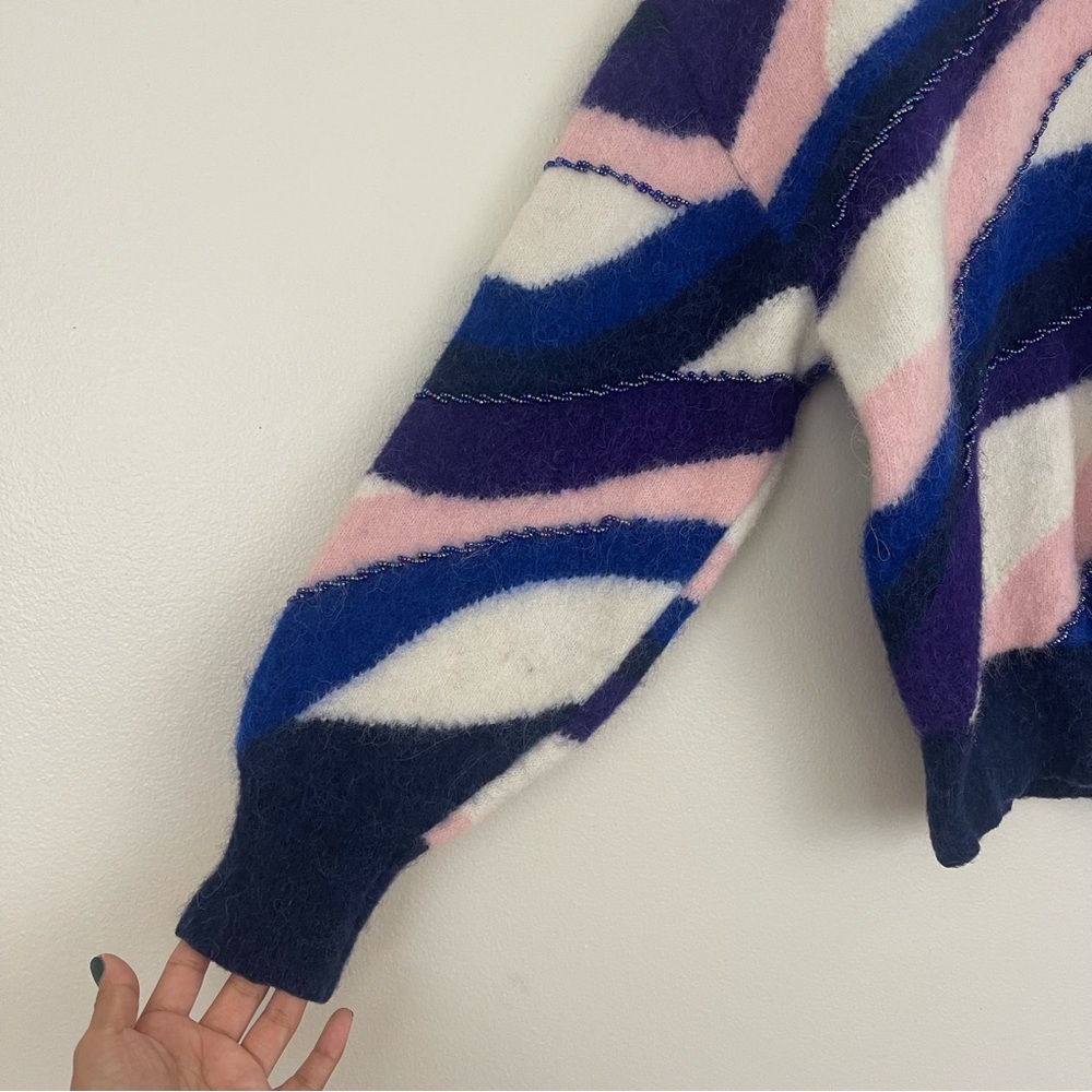 & Other Stories Color Block Stripe Pullover Sweat… - image 4